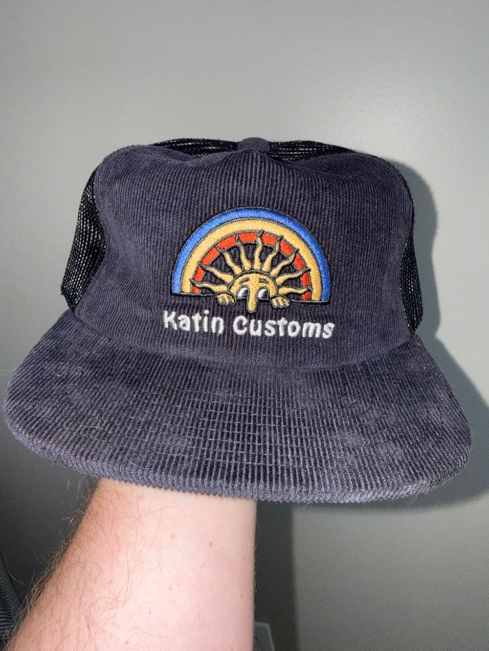 Katin Rainroy Corduroy Rainbow Trucker Hat